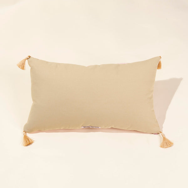 Cheetah Bibiana Tassel Lumbar Pillow