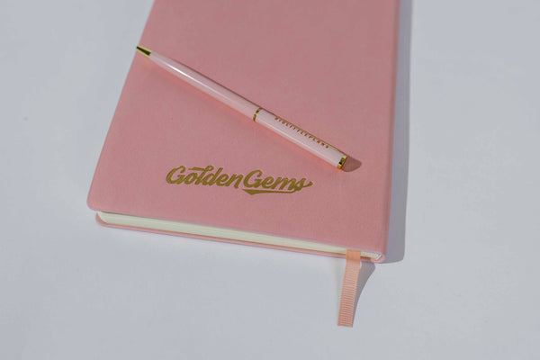 Feminist Agenda Vegan Leather Bound Notebook by Golden Gems