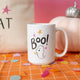 Boo! Pink & Orange Halloween Coffee Mug