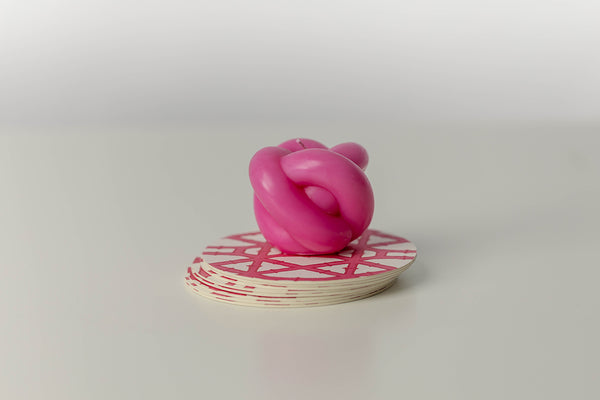 Knotted Hand Molded Candle